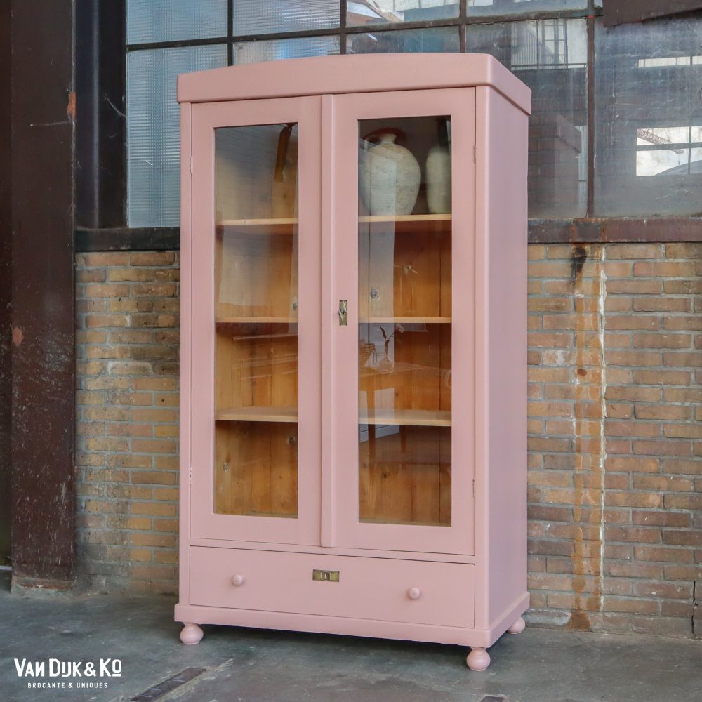 Roze vitrinekast - Afbeelding 2