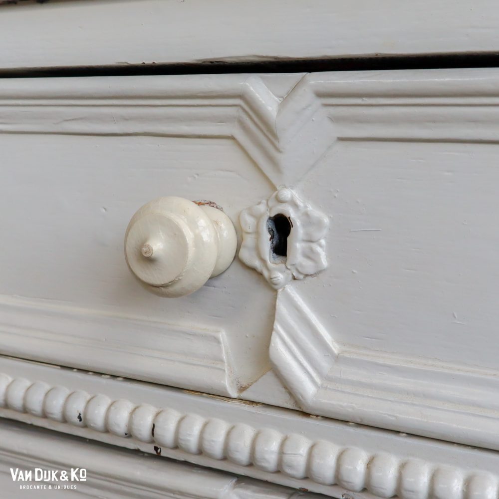 Brocante houten bureau - Afbeelding 6