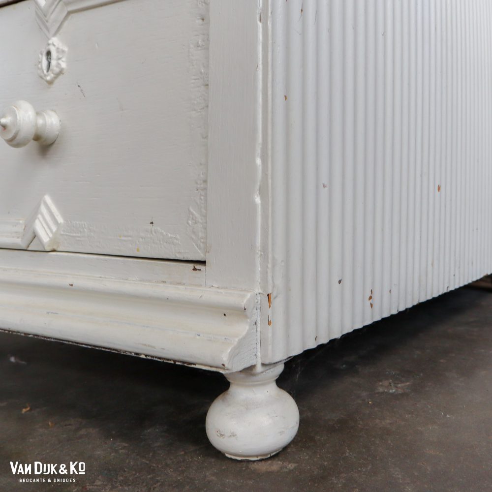 Brocante houten bureau - Afbeelding 10
