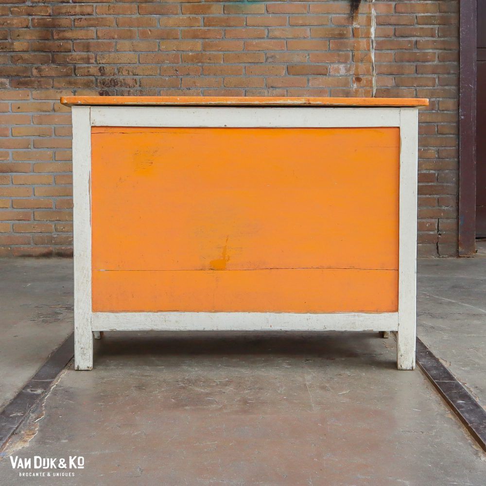 Brocante houten kist - Afbeelding 2