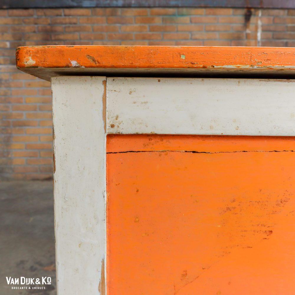 Brocante houten kist - Afbeelding 8