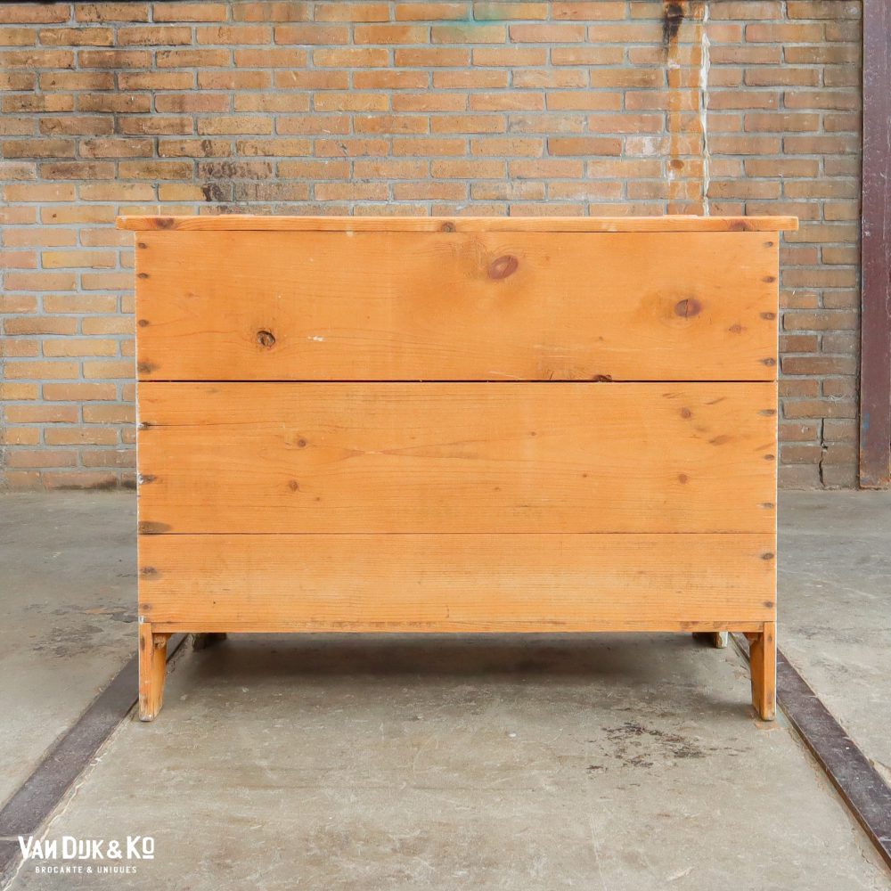 Brocante houten kist - Afbeelding 10