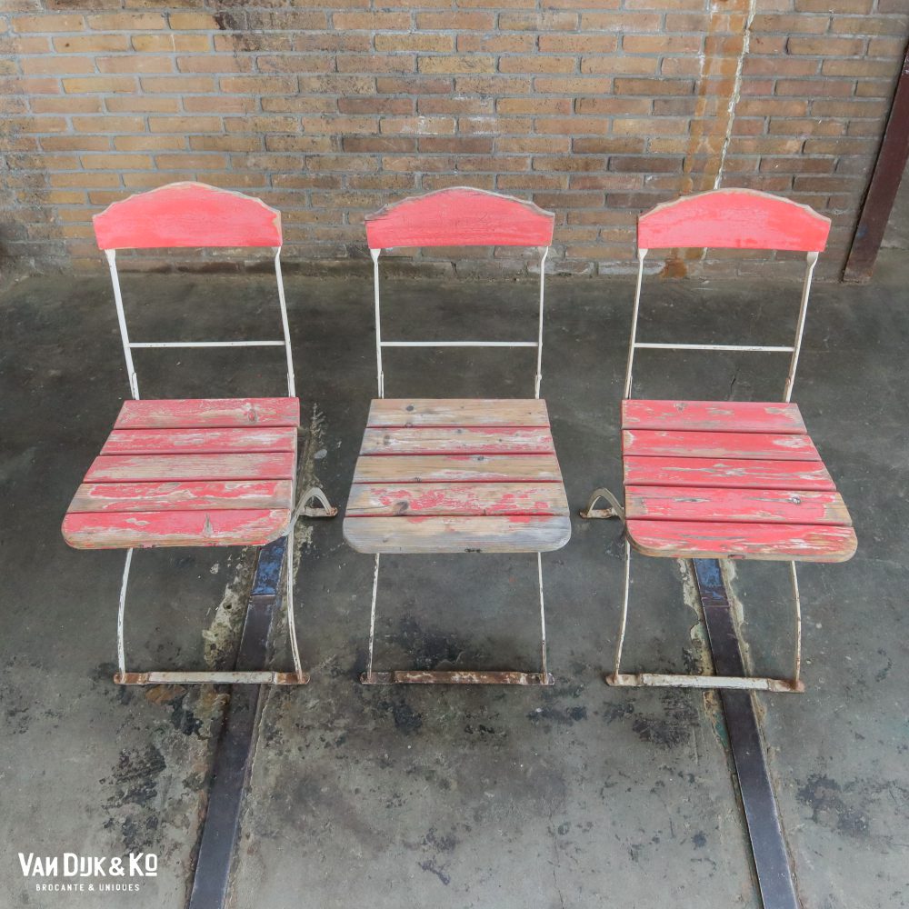 Brocante tuinstoelen - Afbeelding 2