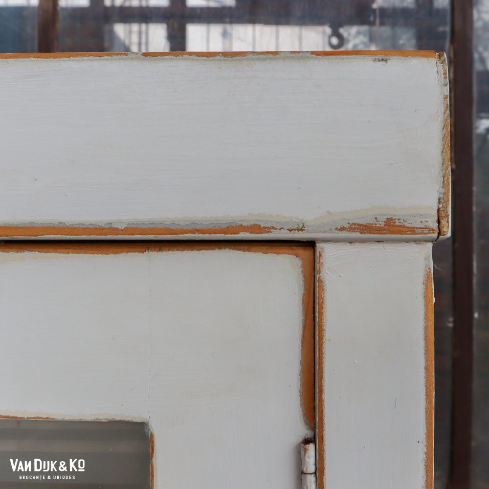 Brocante witte buffetkast - Afbeelding 7