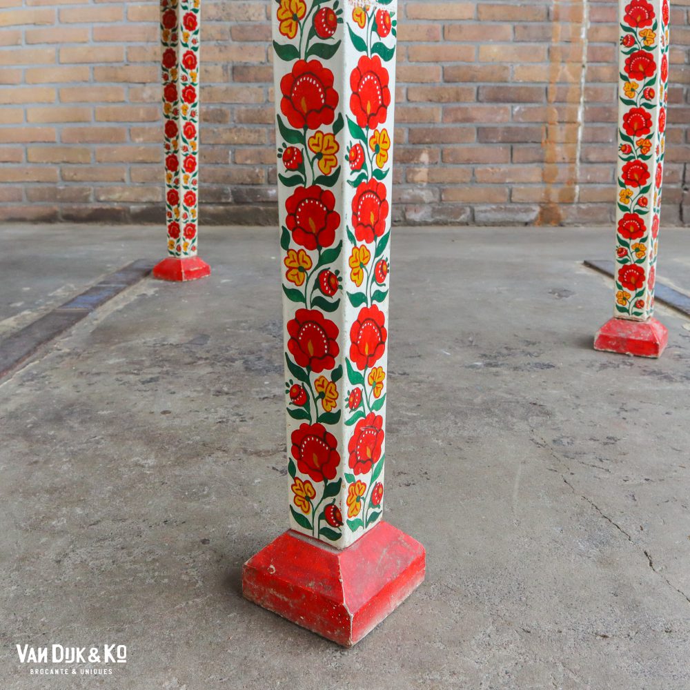 Roemeense handbeschilderde tafel - Afbeelding 7