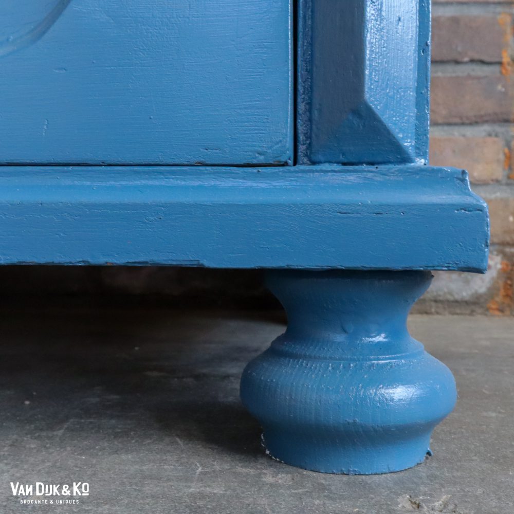 Blauwe vitrinekast - Afbeelding 9