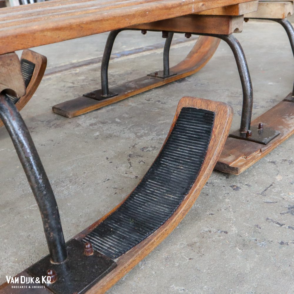 Brocante slee met stuur – Bild 7
