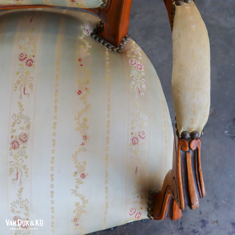 Vintage Louis XV stoel - Afbeelding 4