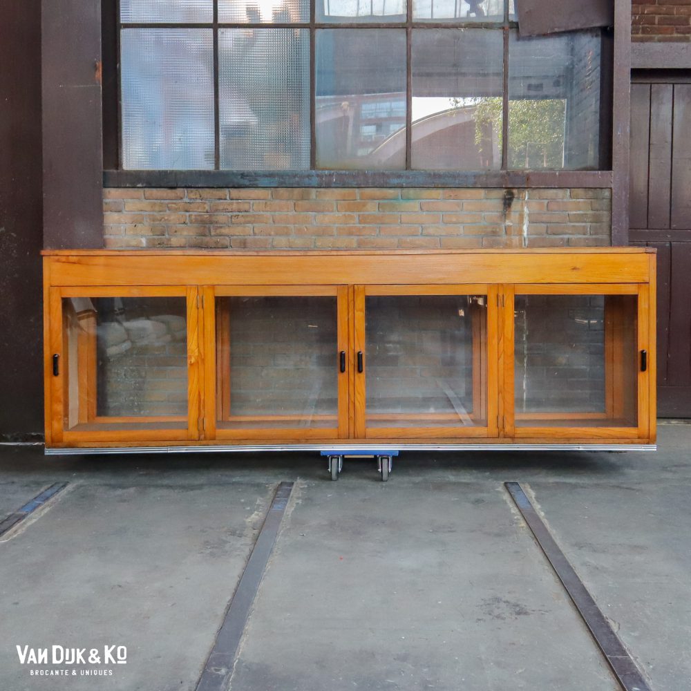 Antieke museumkast / vitrinekast - Afbeelding 4