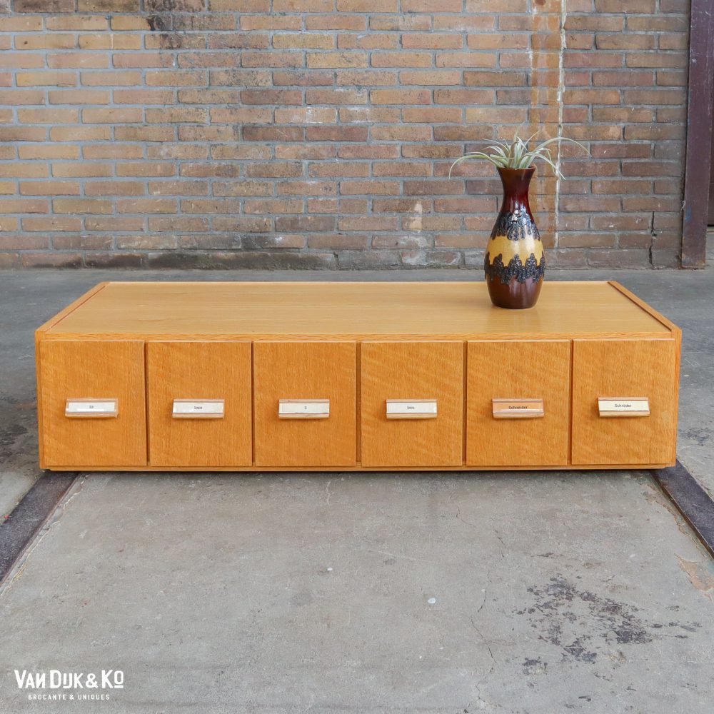 Vintage archief lade blok - Afbeelding 2