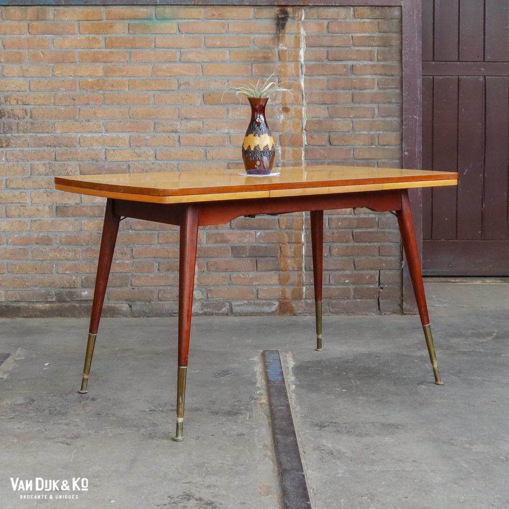 Vintage uitschuifbare tafel