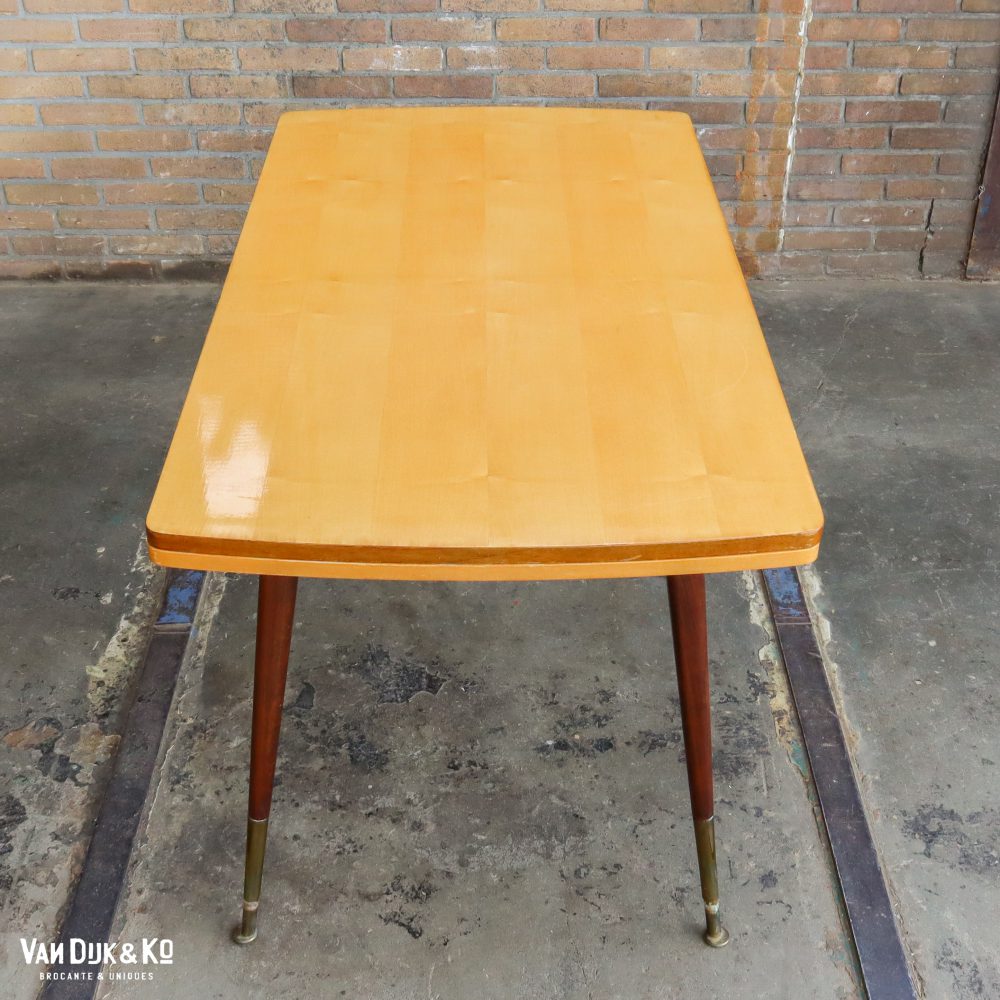 Vintage uitschuifbare tafel - Afbeelding 6