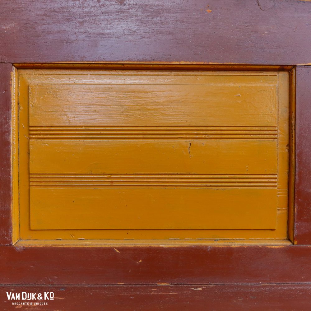 Houten driezits bank - Afbeelding 4