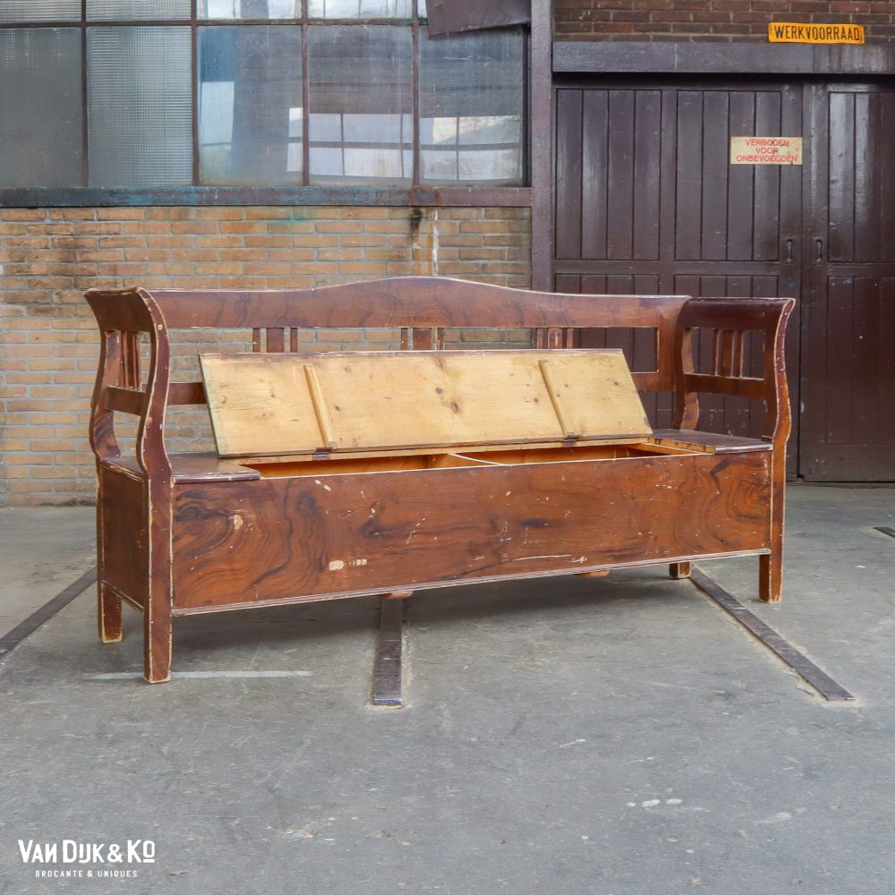 Bruine klepbank - Afbeelding 2