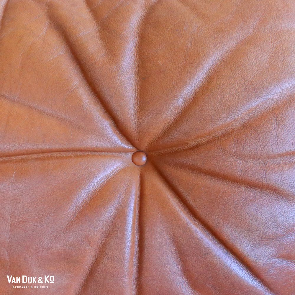 Vintage leren bank - Knoll - driezits - Afbeelding 11