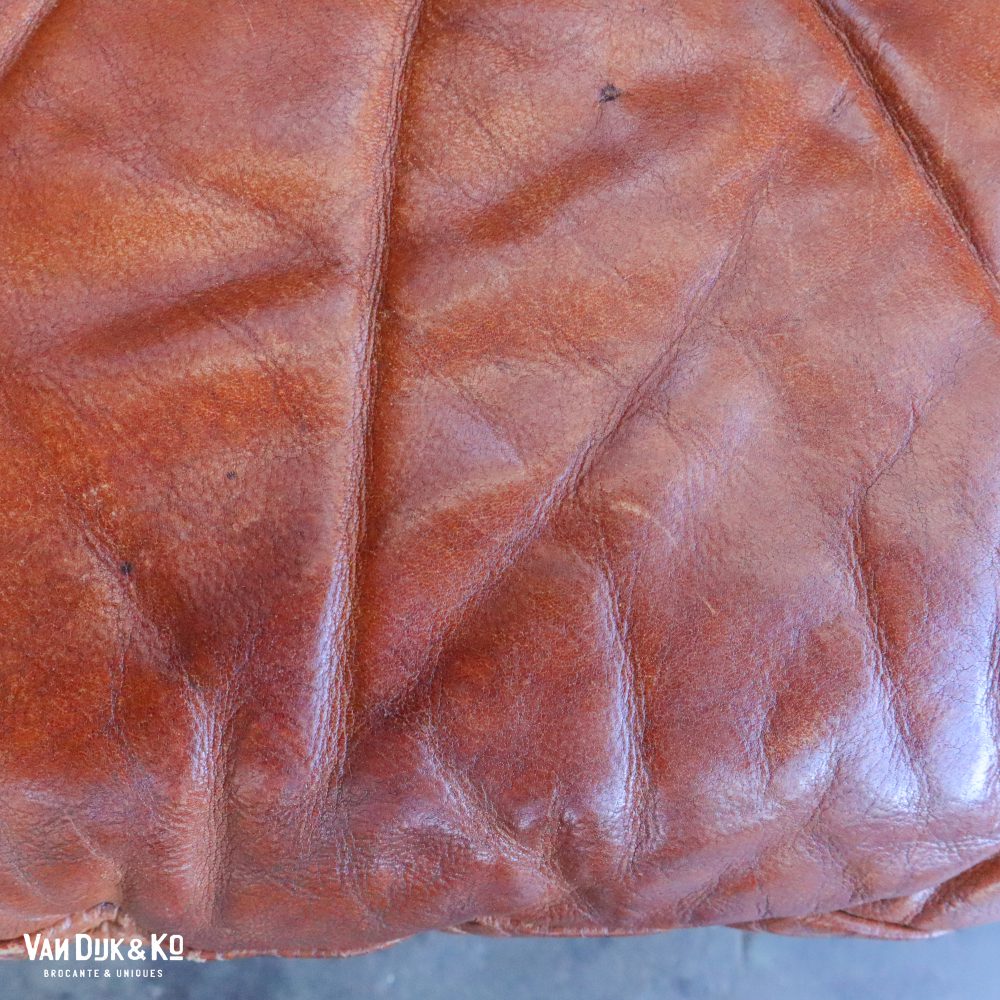 Vintage leren bank - Knoll - driezits - Afbeelding 10