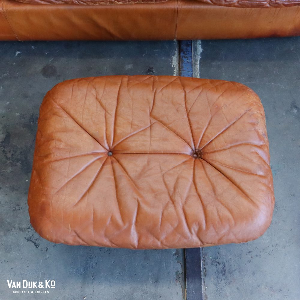 Vintage leren bank - Knoll - driezits - Afbeelding 13