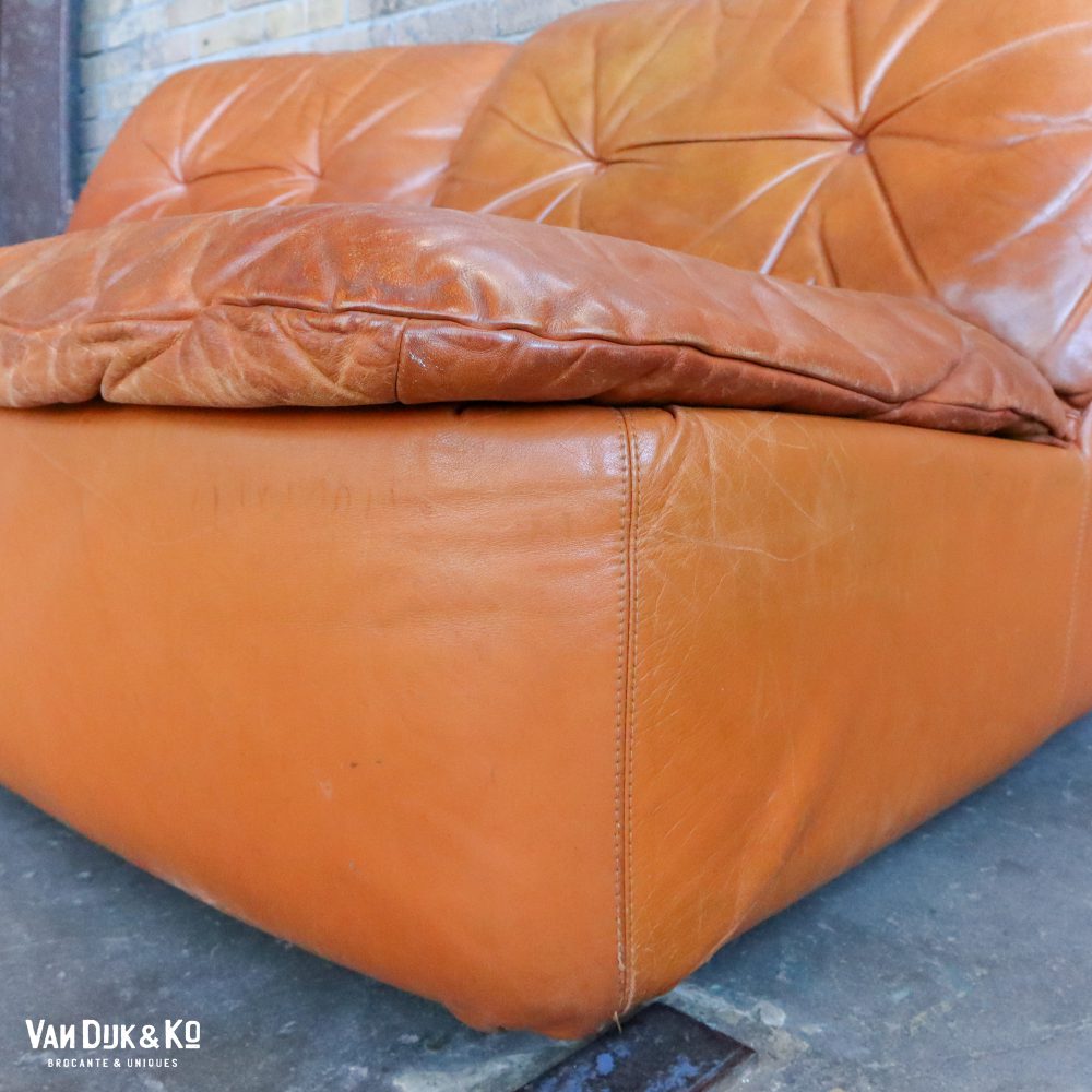 Vintage leren bank - Knoll - tweezits - Afbeelding 5