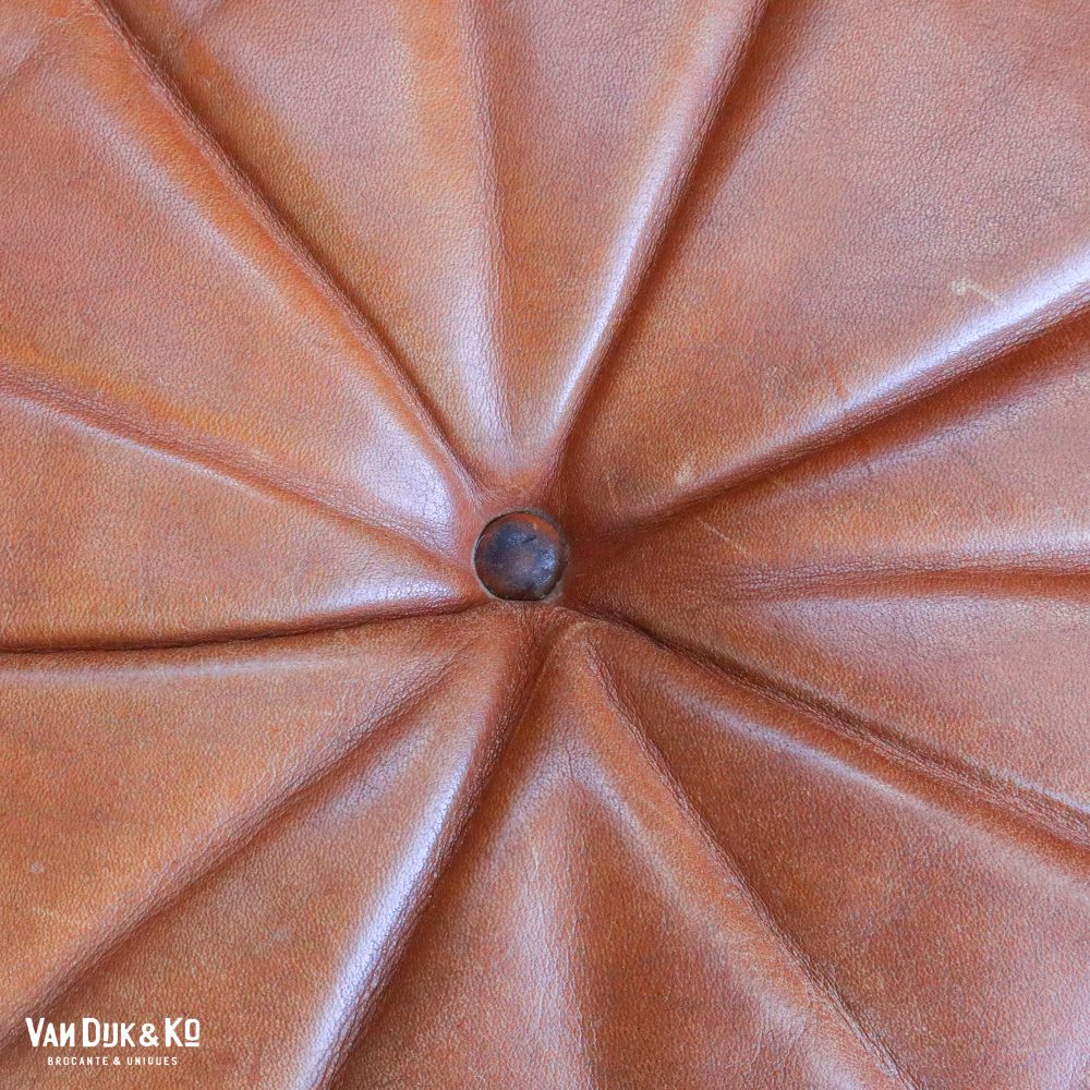 Vintage leren bank - Knoll - tweezits - Afbeelding 9
