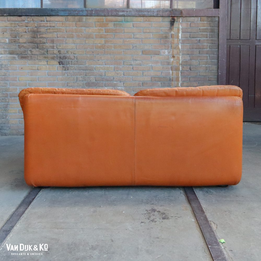 Vintage leren bank - Knoll - tweezits - Afbeelding 13