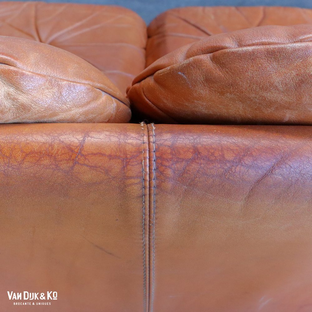 Vintage leren bank - Knoll - tweezits - Afbeelding 14