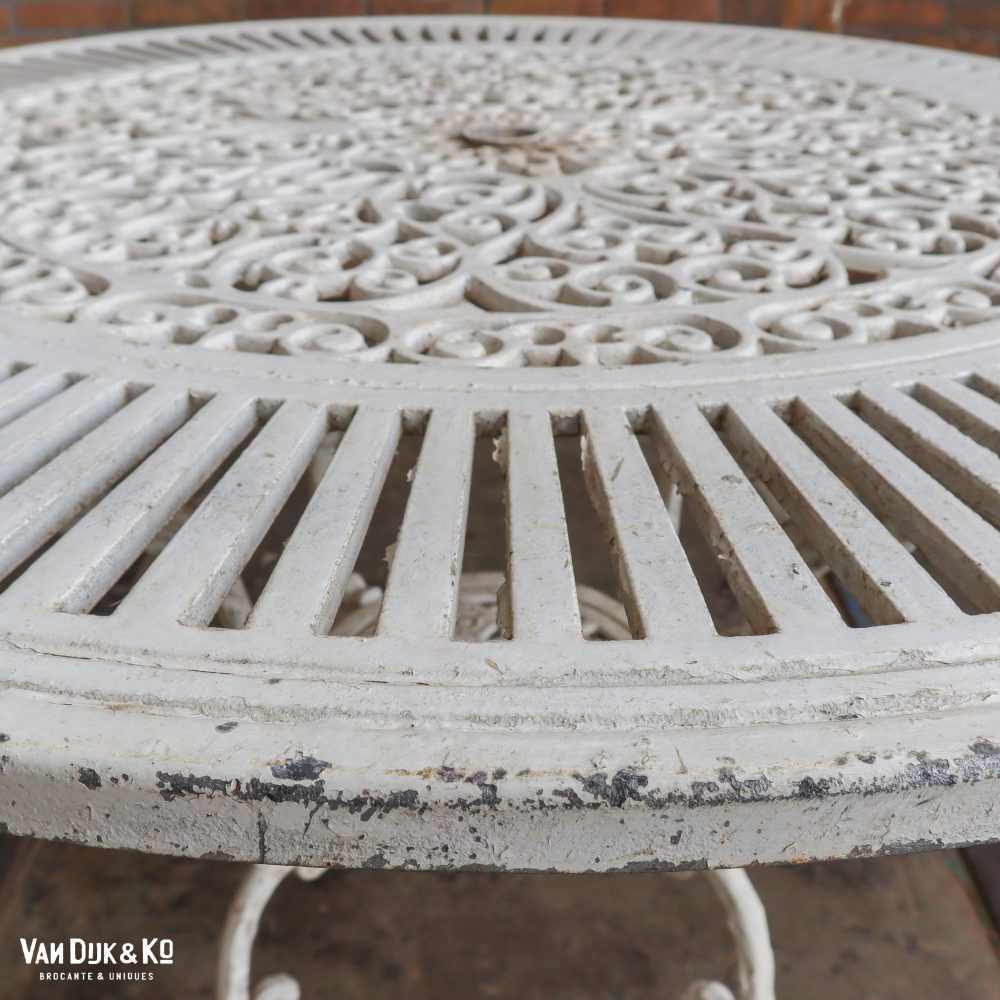 Brocante bistroset - 4 stoelen - Afbeelding 5