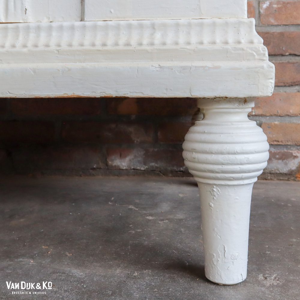 Brocante eendeurs vitrinekast - Afbeelding 11