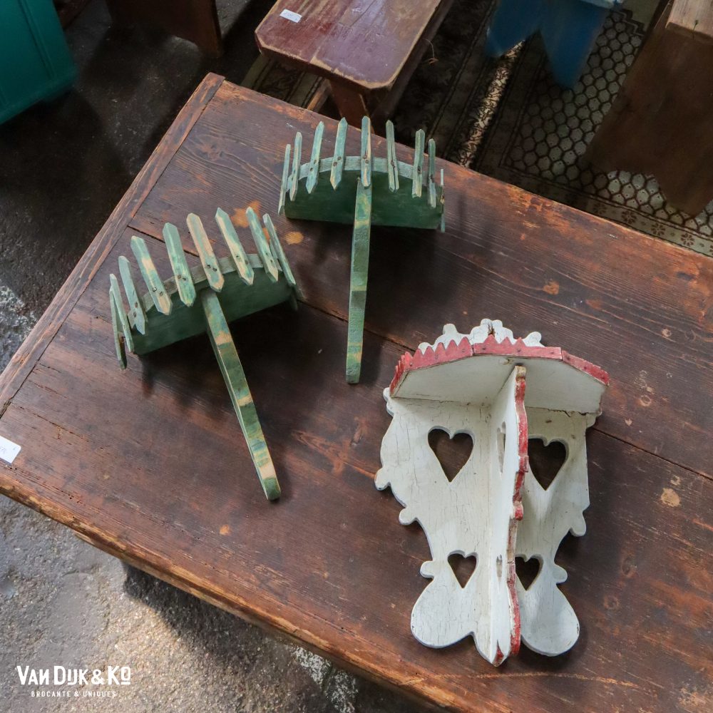 Brocante wandplankjes / planchetjes - Afbeelding 3