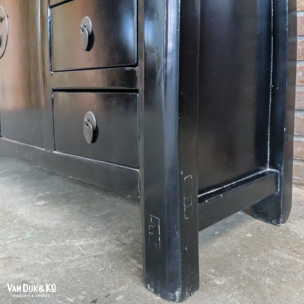 Antiek Chinees dressoir - Afbeelding 12