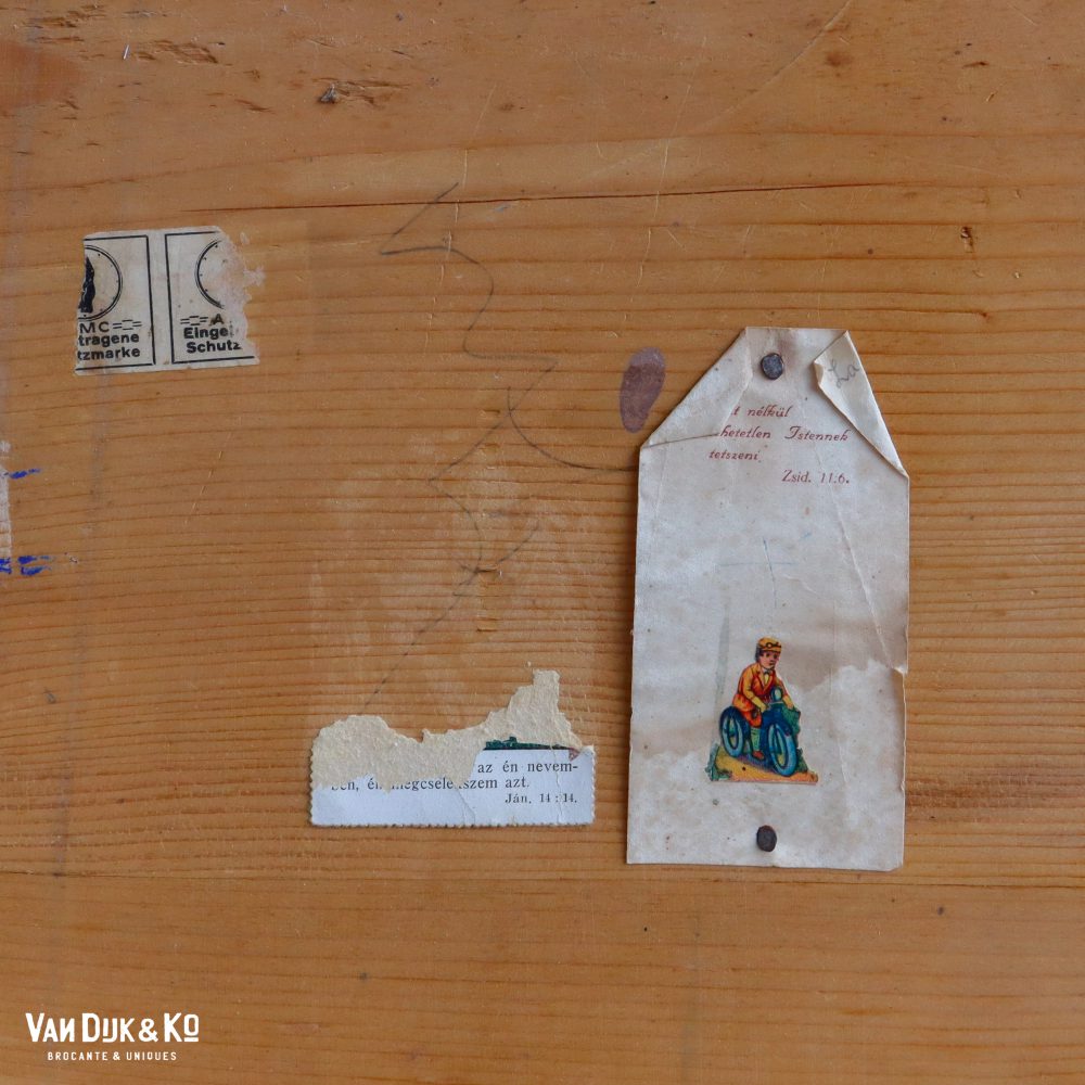 Handbeschilderde houten kist - Afbeelding 15