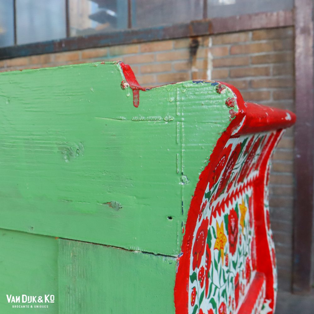Beschilderde rode klepbank - Afbeelding 16