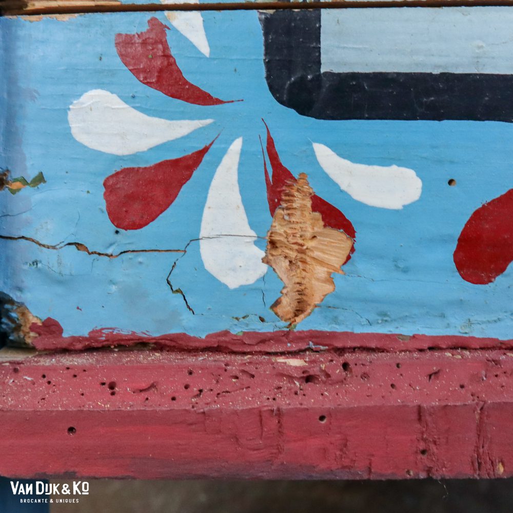 Beschilderde blauwe klepbank - Afbeelding 12