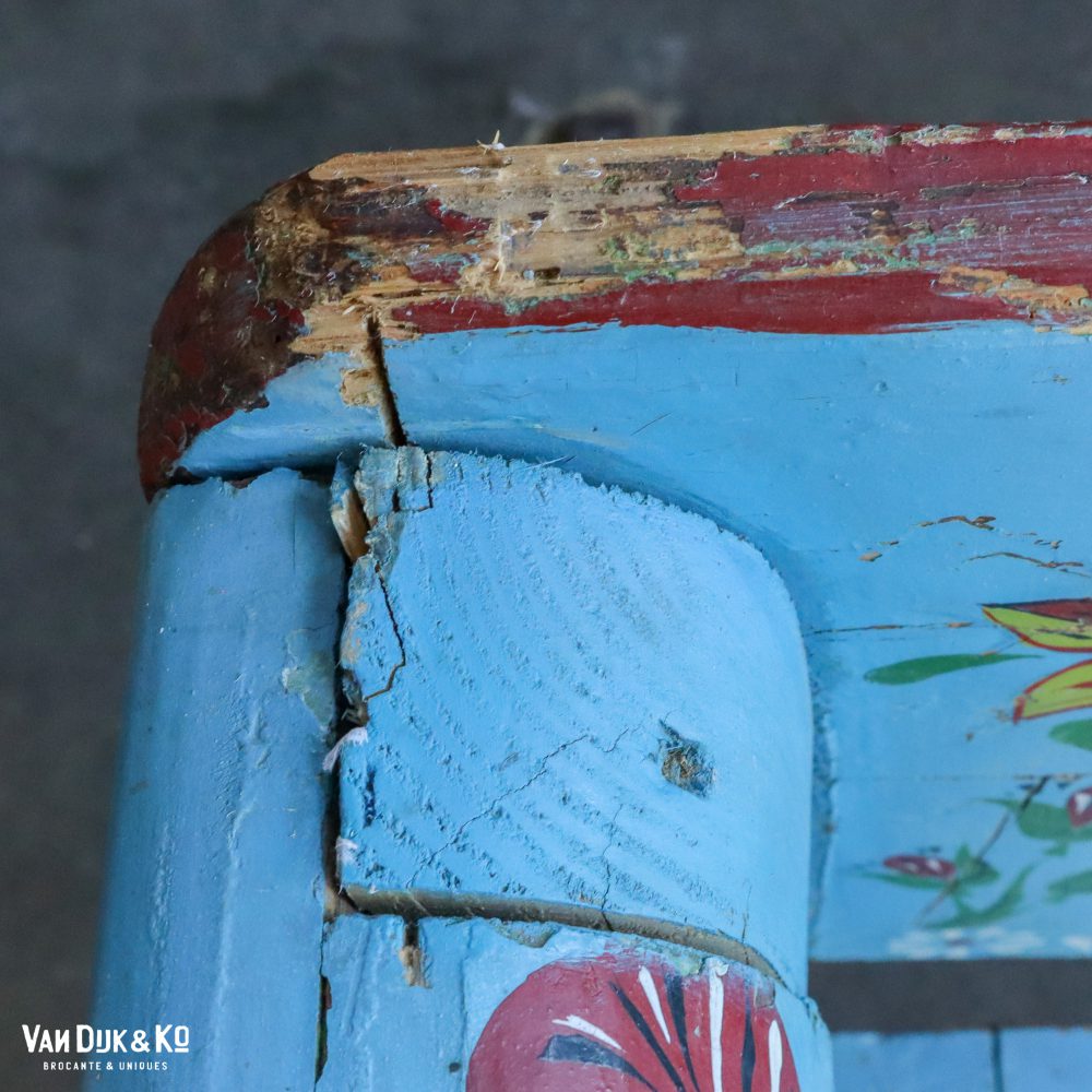 Beschilderde blauwe klepbank - Afbeelding 10