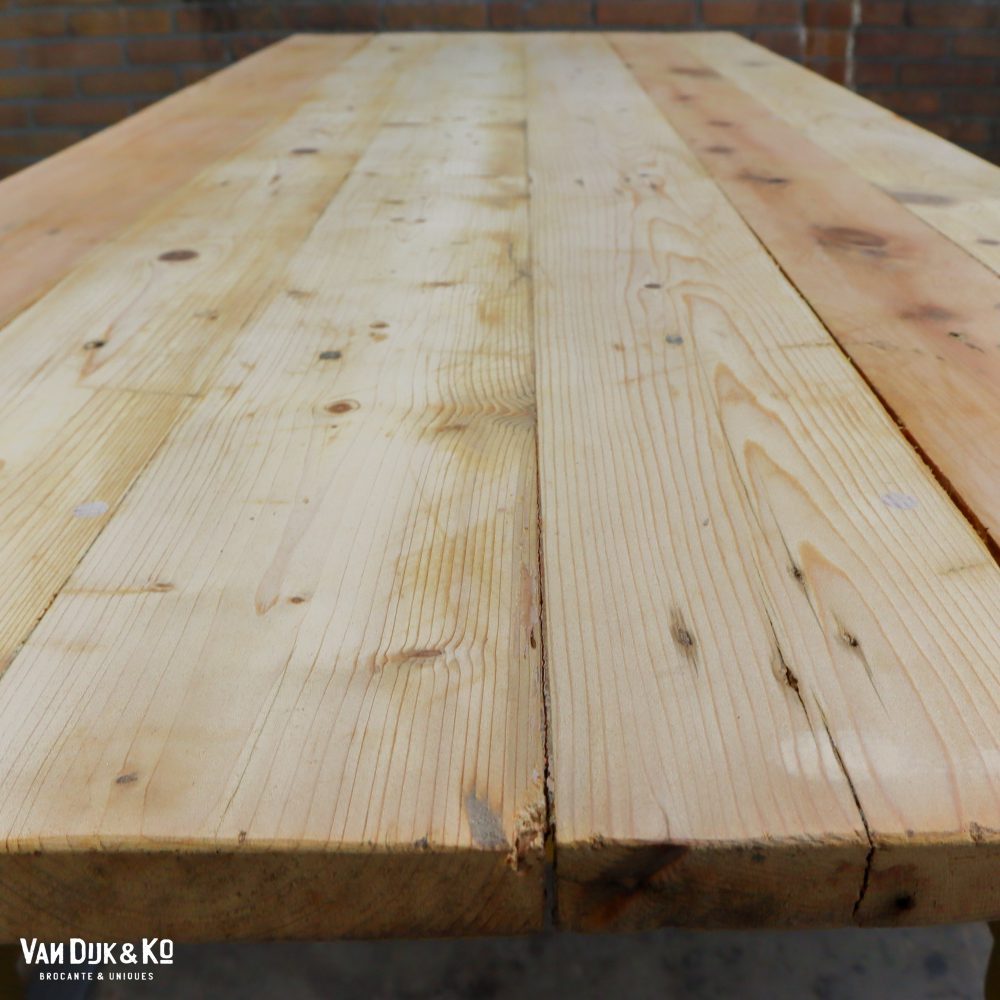 Landelijke tafel - geel onderstel - Afbeelding 4