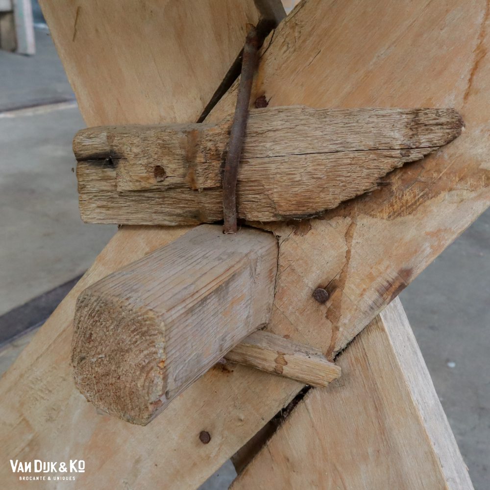 Landelijke kruispoot tafel - 3 meter - Afbeelding 9