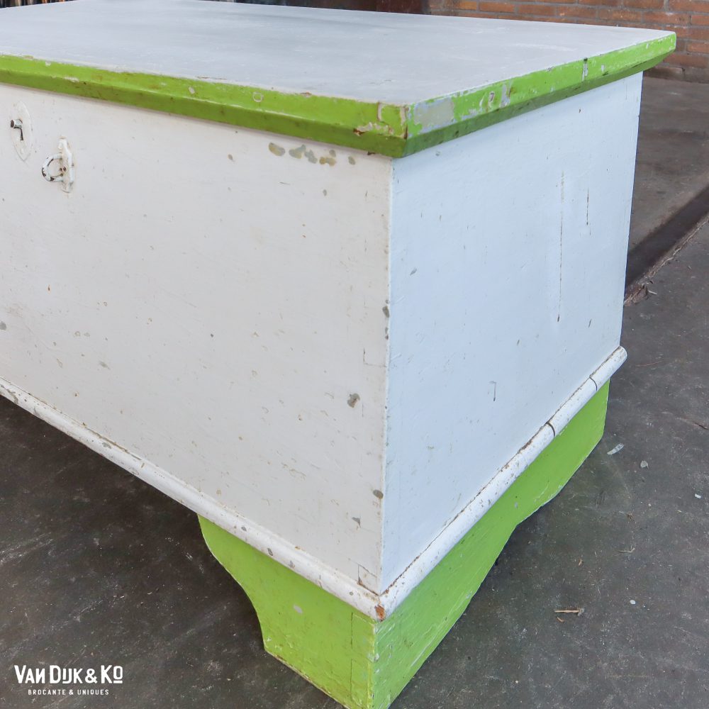 Brocante houten kist - Afbeelding 5