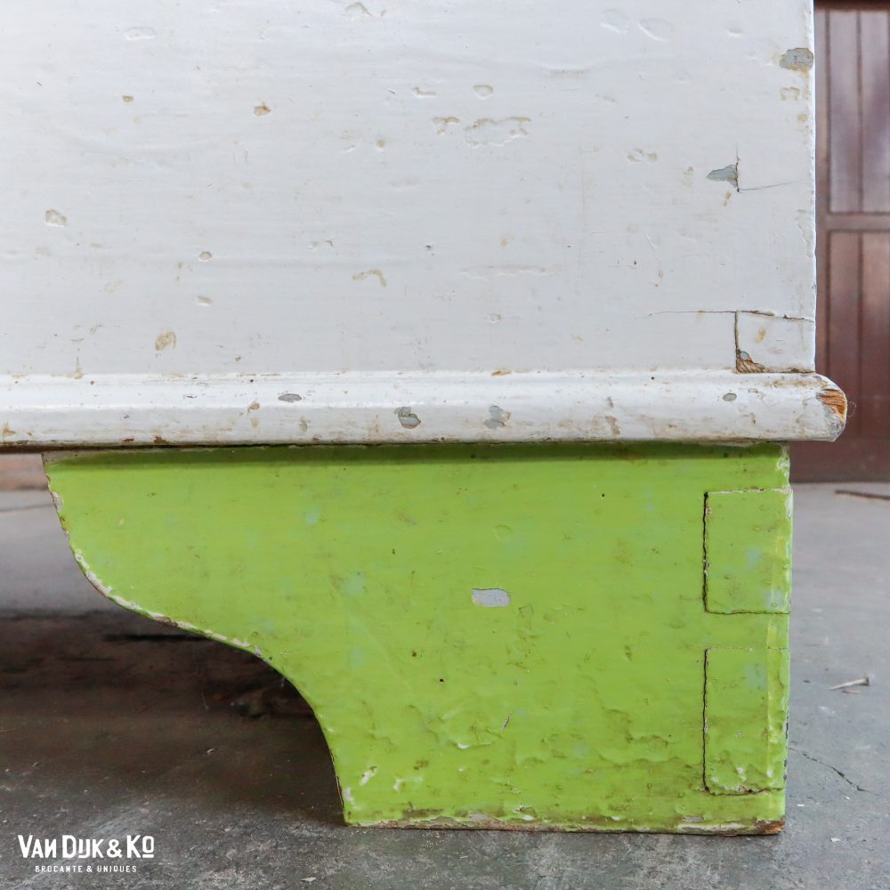 Brocante houten kist - Afbeelding 9