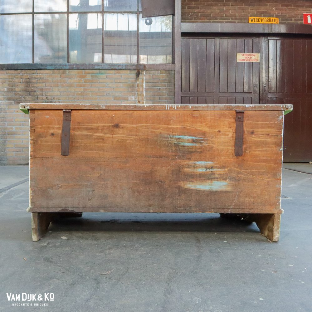 Brocante houten kist - Afbeelding 10