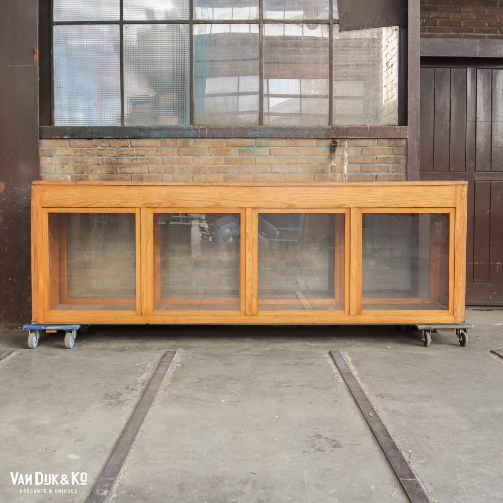 Antieke museumkast / vitrinekast - Afbeelding 17