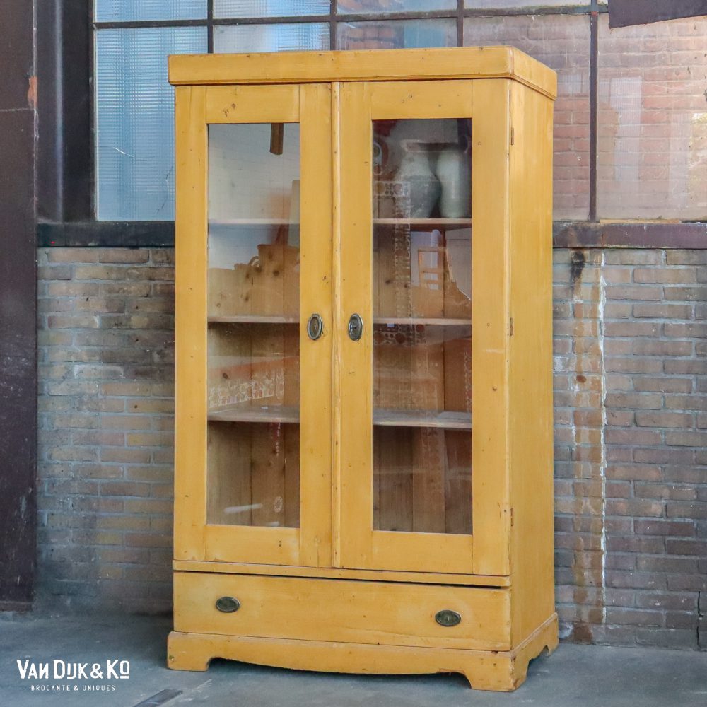 Brocante vitrinekast - Afbeelding 2