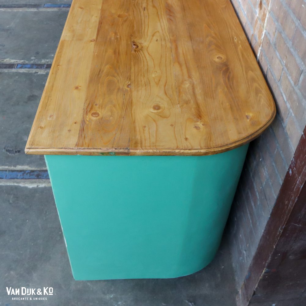 Groene half ronde toonbank - Afbeelding 5
