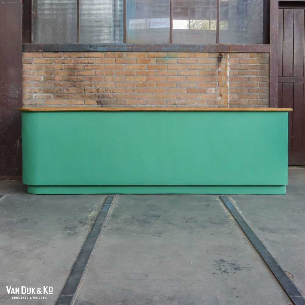 Groene half ronde toonbank - Afbeelding 12