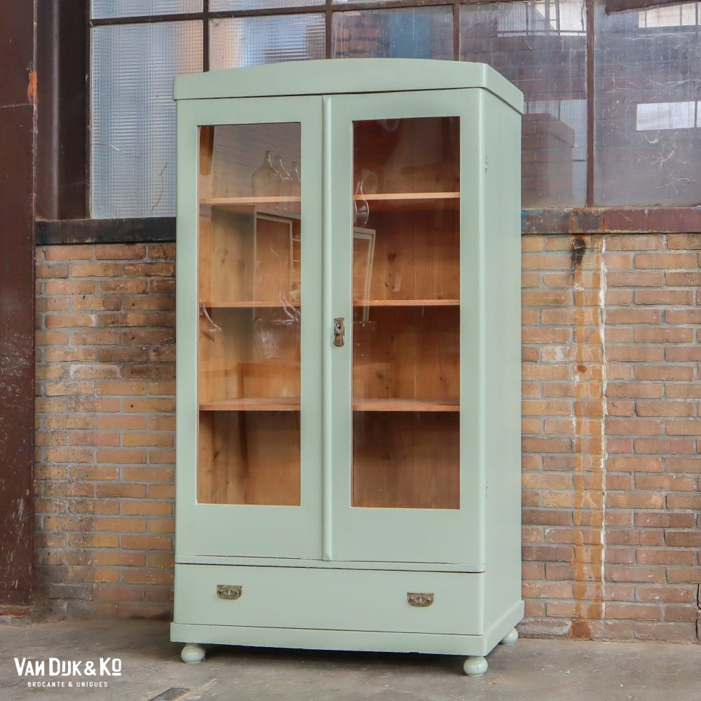 Brocante vitrinekast - Afbeelding 2