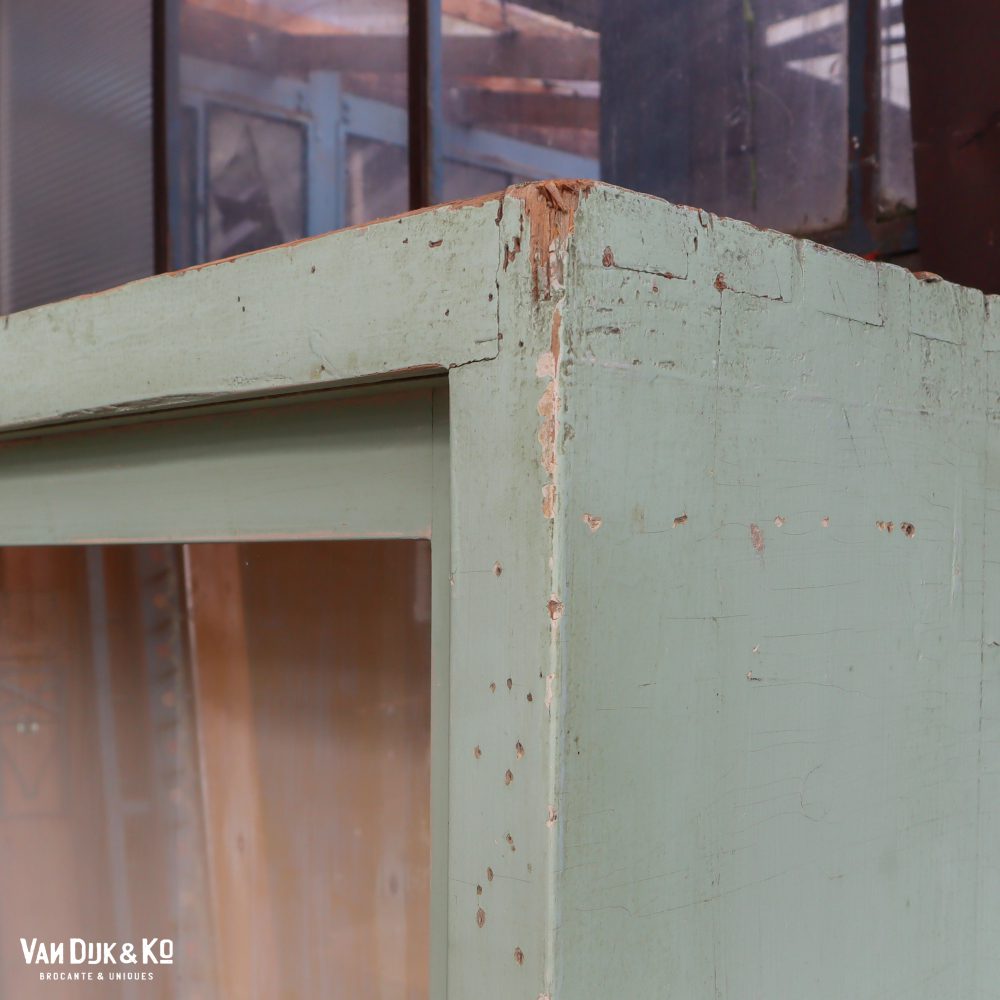 Mintgroene vitrinekast - Afbeelding 5