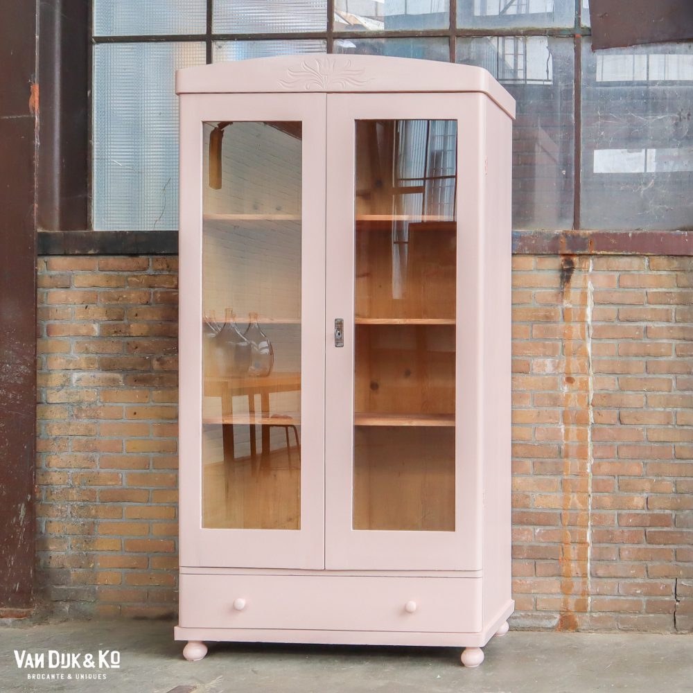 Roze vitrinekast - Afbeelding 2