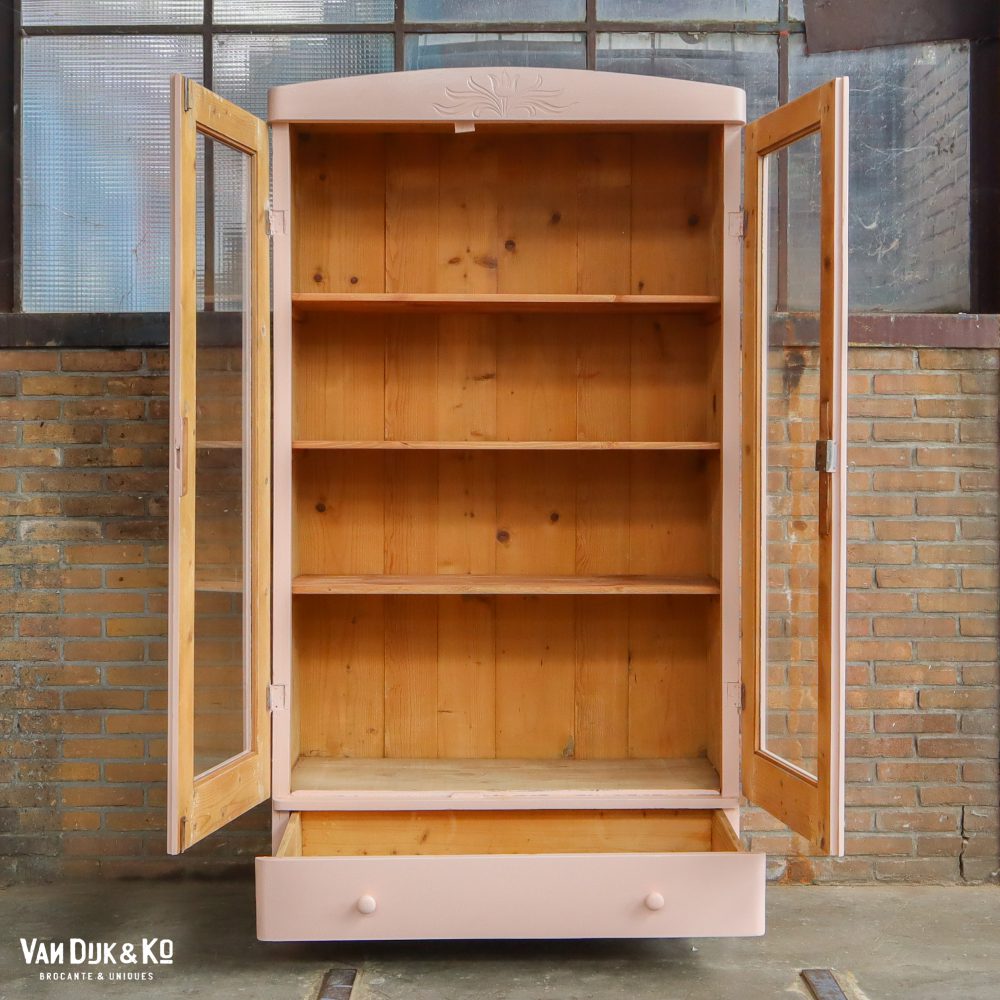 Roze vitrinekast - Afbeelding 3