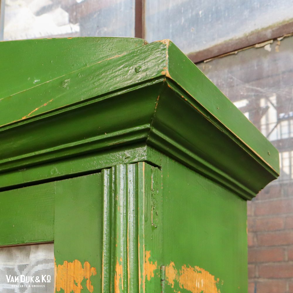 Groene brocante buffetkast - Afbeelding 8