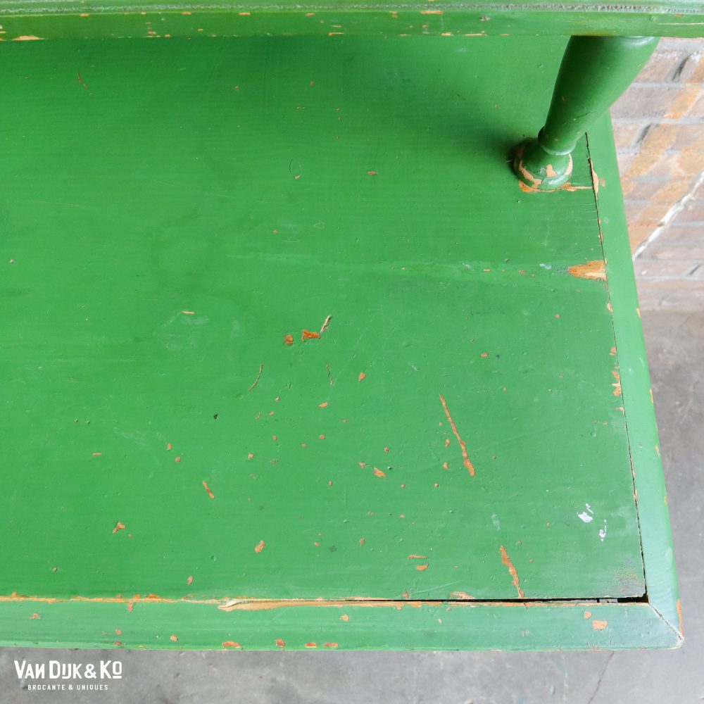 Groene brocante buffetkast - Afbeelding 10