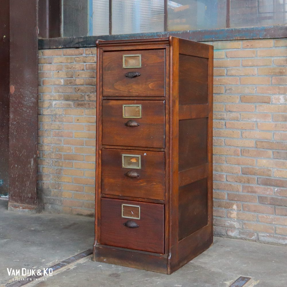 Vintage archiefkast - Afbeelding 2