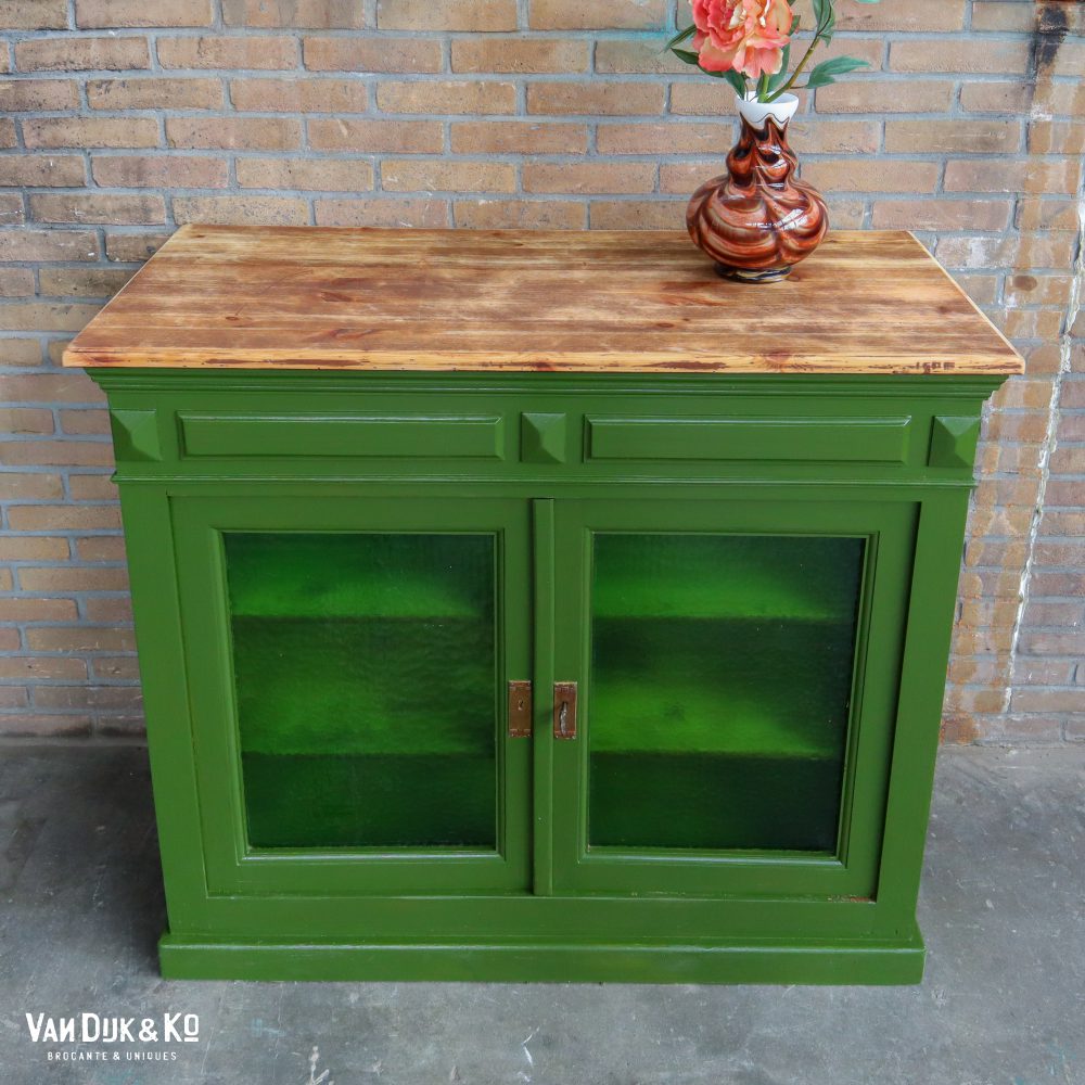 Groen vitrinekastje - Afbeelding 3